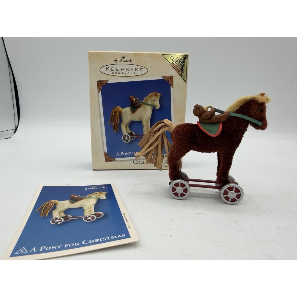 🐴 Hallmark Keepsake Ornament – 2003 A Pony For Christmas 🎄 NOS Local Exclusive